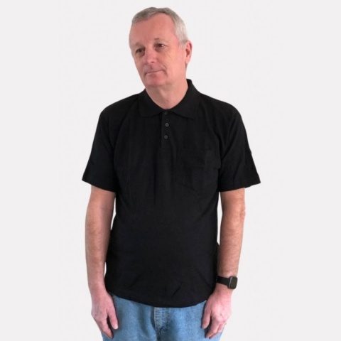 Cavallio Black Polo Shirt